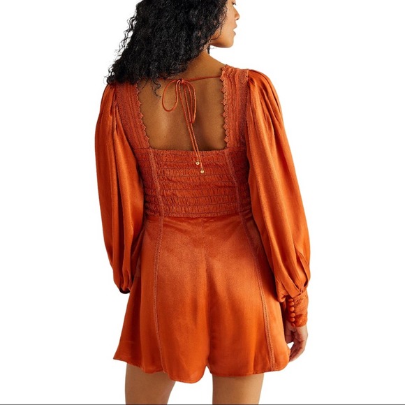 FREE PEOPLE Farrow Romper NWOT sz 6 - Picture 2 of 8